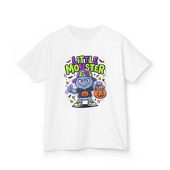Youth - Kids Tee — 'Little Monster' Halloween Cartoon Shirt