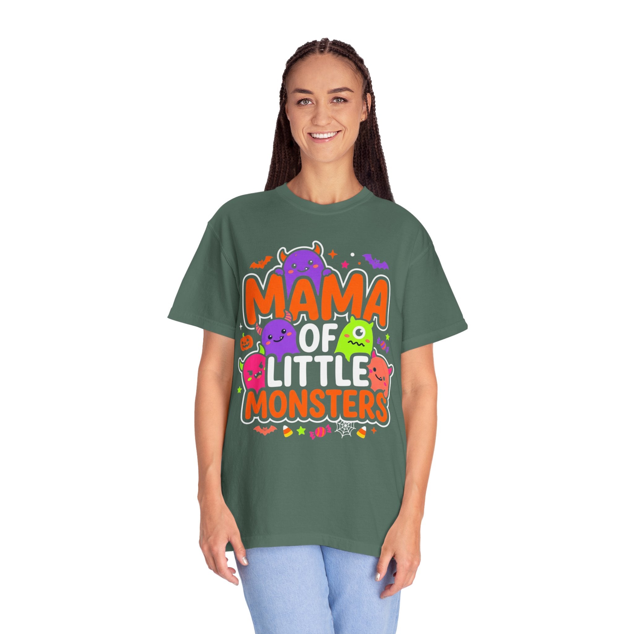 Mama of Little Monsters T-Shirt — Halloween Mom Graphic Tee