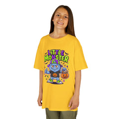 Youth - Kids Tee — 'Little Monster' Halloween Cartoon Shirt