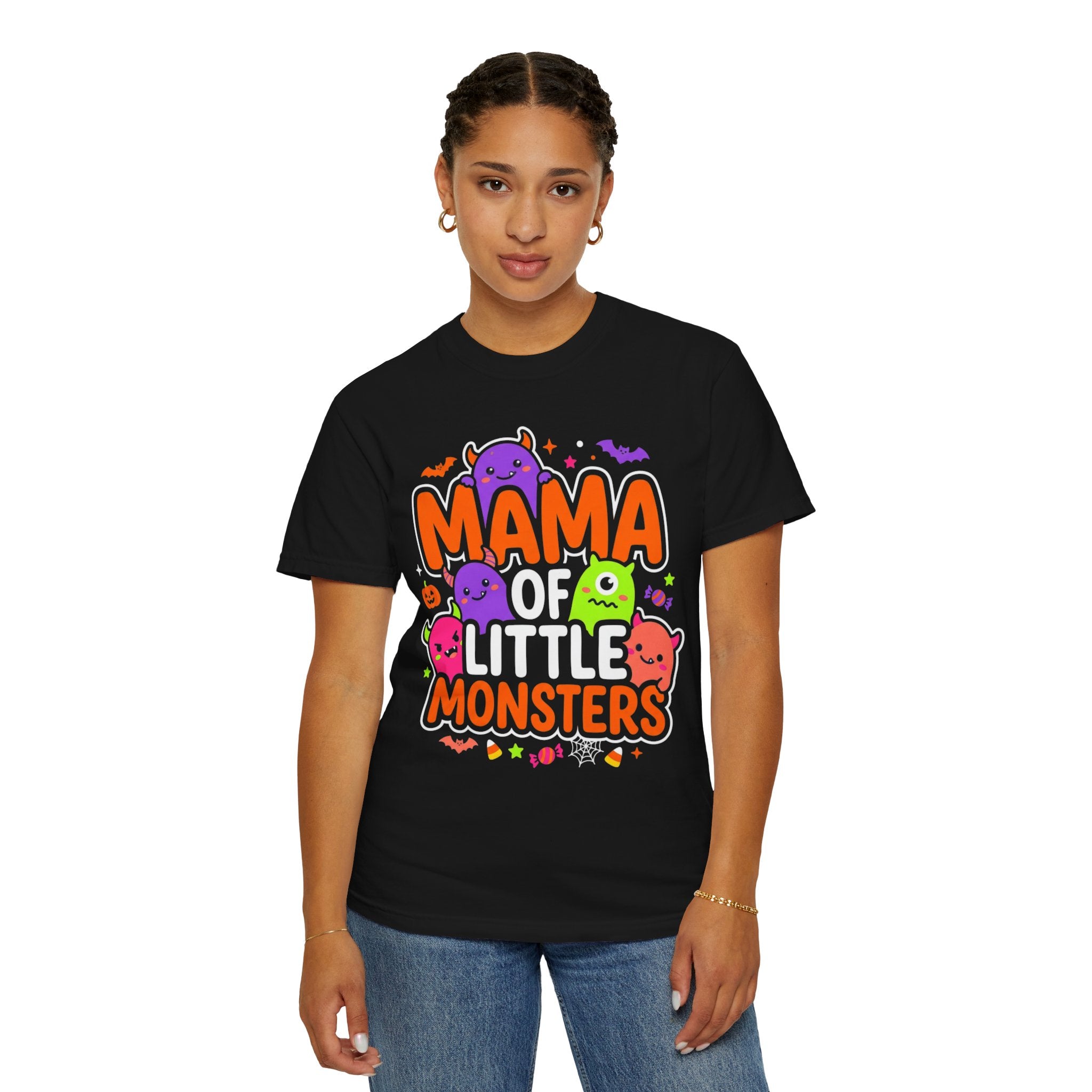 Mama of Little Monsters T-Shirt — Halloween Mom Graphic Tee