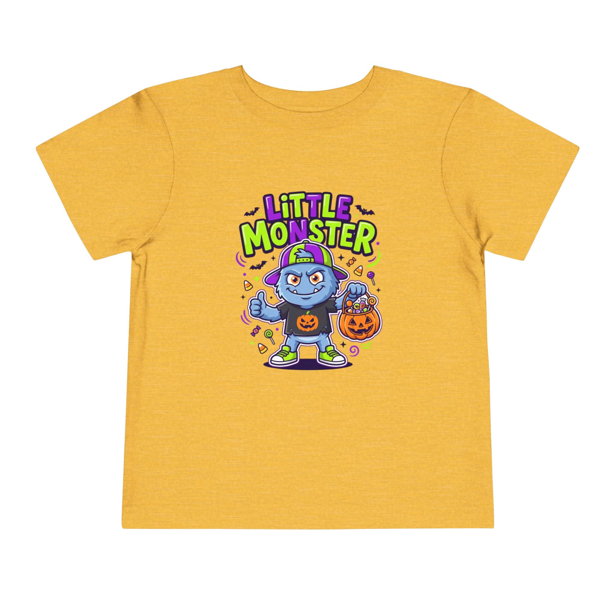 Toddler Tee — 'Little Monster' Halloween Trick-or-Treat Shirt