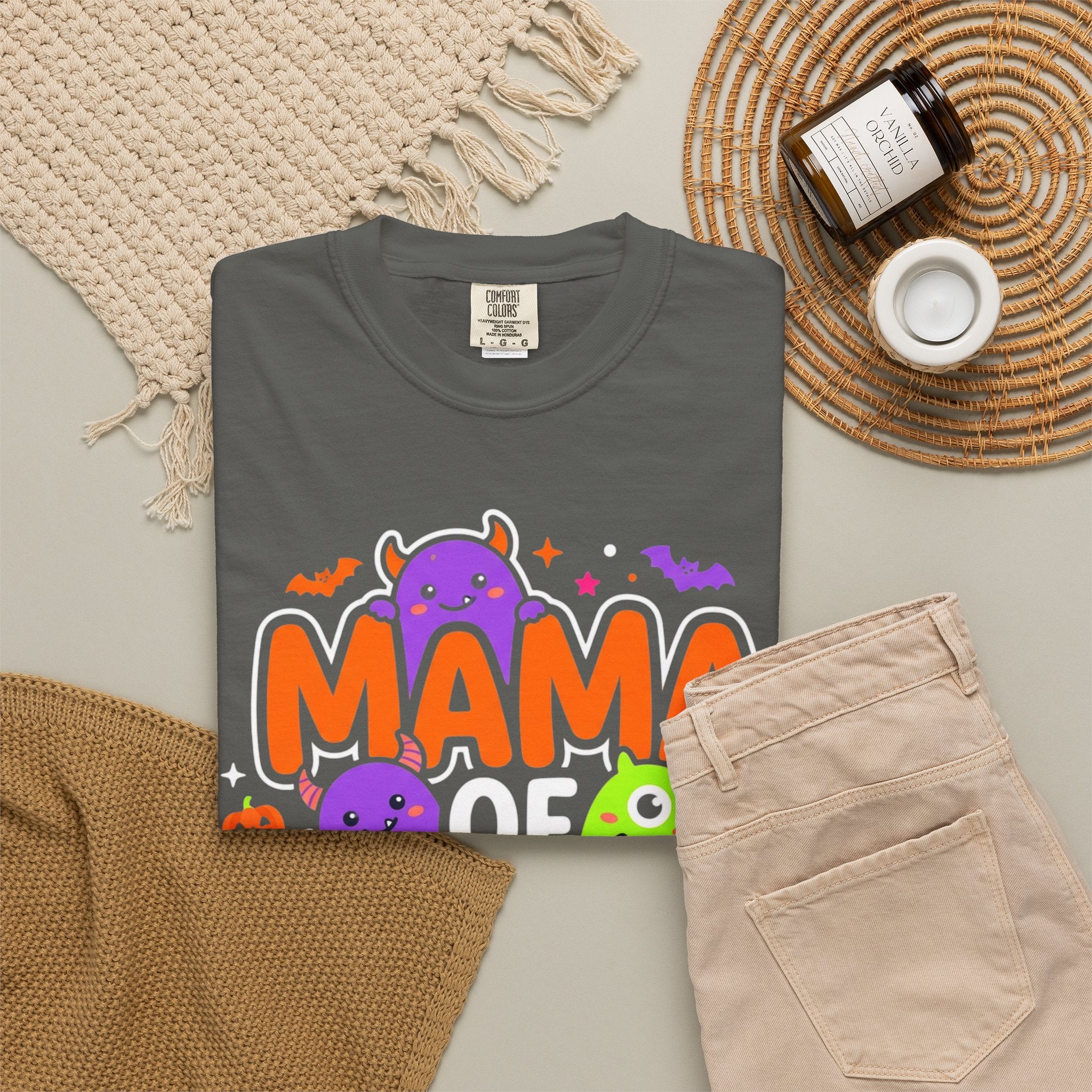 Mama of Little Monsters T-Shirt — Halloween Mom Graphic Tee