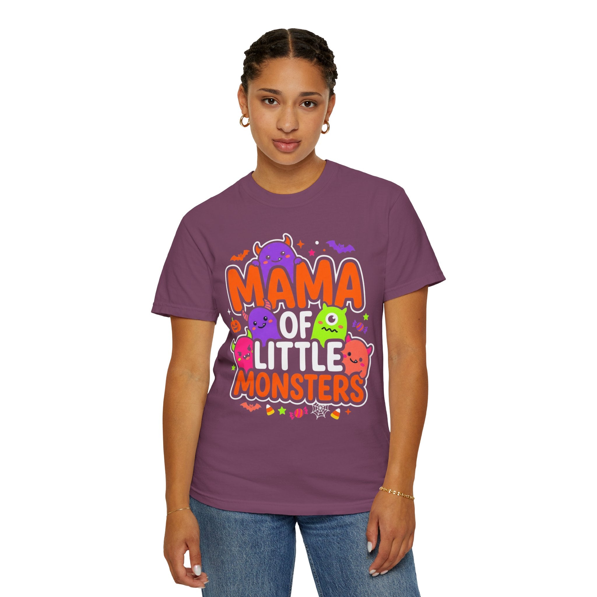 Mama of Little Monsters T-Shirt — Halloween Mom Graphic Tee