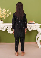3 Piece Khaddar Embroidered Black Suit