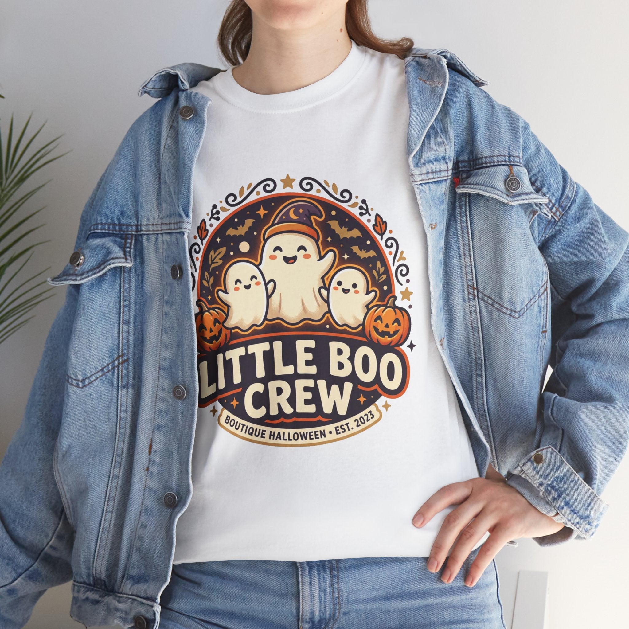 Halloween 'Little Boo Crew' Kids Tee — Cute Ghosts & Pumpkins Fall Shirt