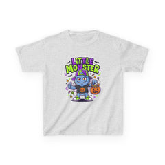 Youth - Kids Tee — 'Little Monster' Halloween Cartoon Shirt