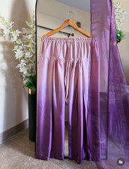 Silk Dress With Organza Dupatta