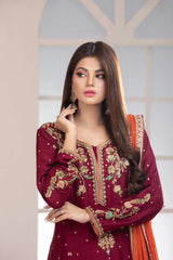 Maroon Raw Silk