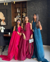 Farshi Set With Short Shirt