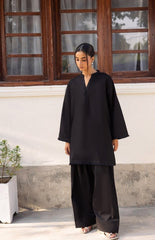 Classic Black 2-Piece Lawn Shalwar Kameez