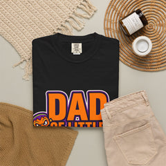 Dad of Little Monsters T-Shirt — Halloween Dad Tee with Pumpkin & Monster Faces