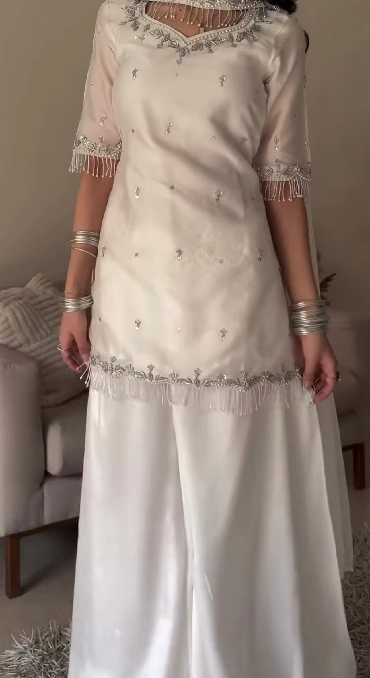 Ivory Grace Embellished 3-Piece Set