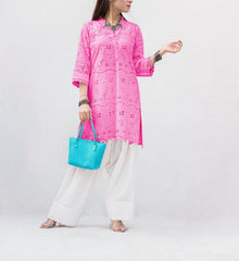 MSP-0011-Zimal | Pink & Blue Dress Chicken Kari - 3 Piece