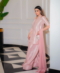 Soft Pink Farshi Shalwar Set