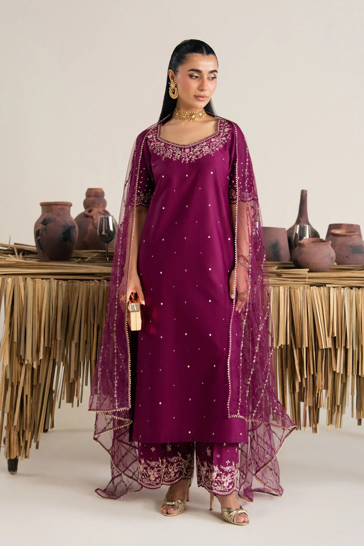 YALINA 3PC - FESTIVE EID PRET