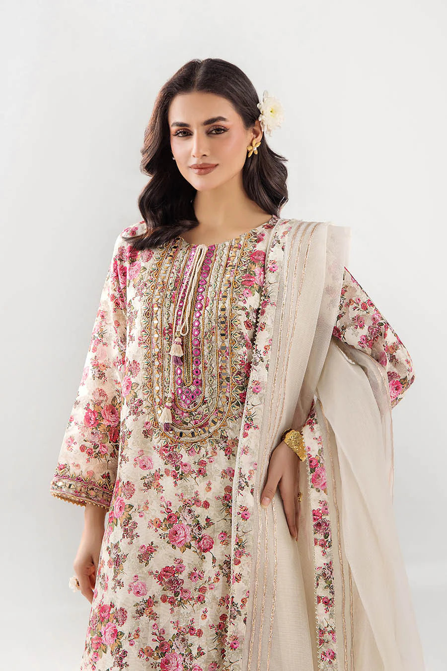 F-186 - Floral Farshi Salwar Kameez