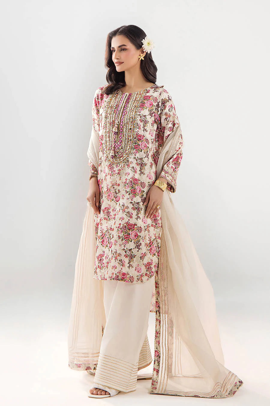 F-186 - Floral Farshi Salwar Kameez
