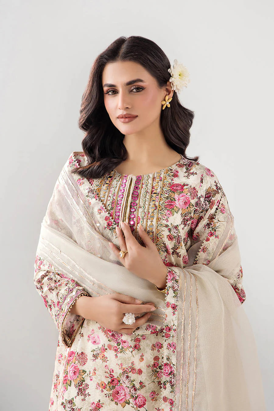 F-186 - Floral Farshi Salwar Kameez