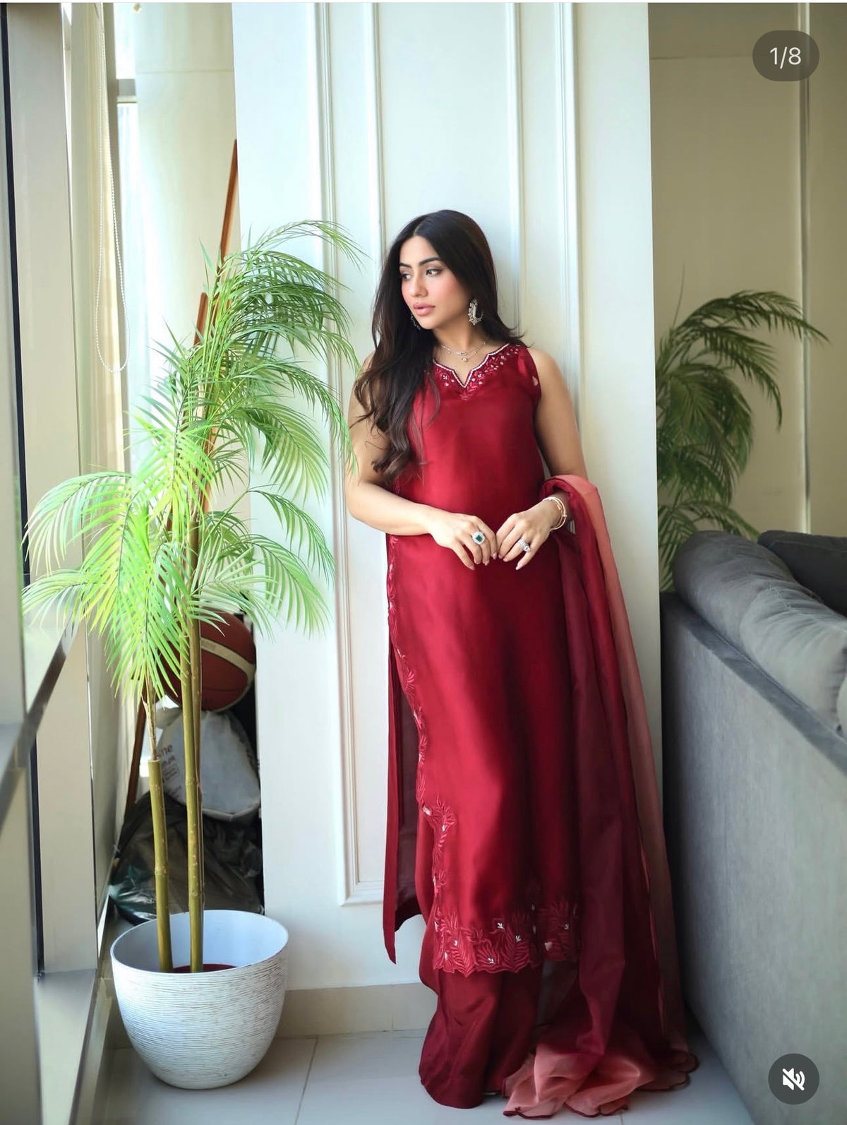 Blush Royale Embroidered Ensemble
