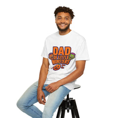 Dad of Little Monsters T-Shirt — Halloween Dad Tee with Pumpkin & Monster Faces