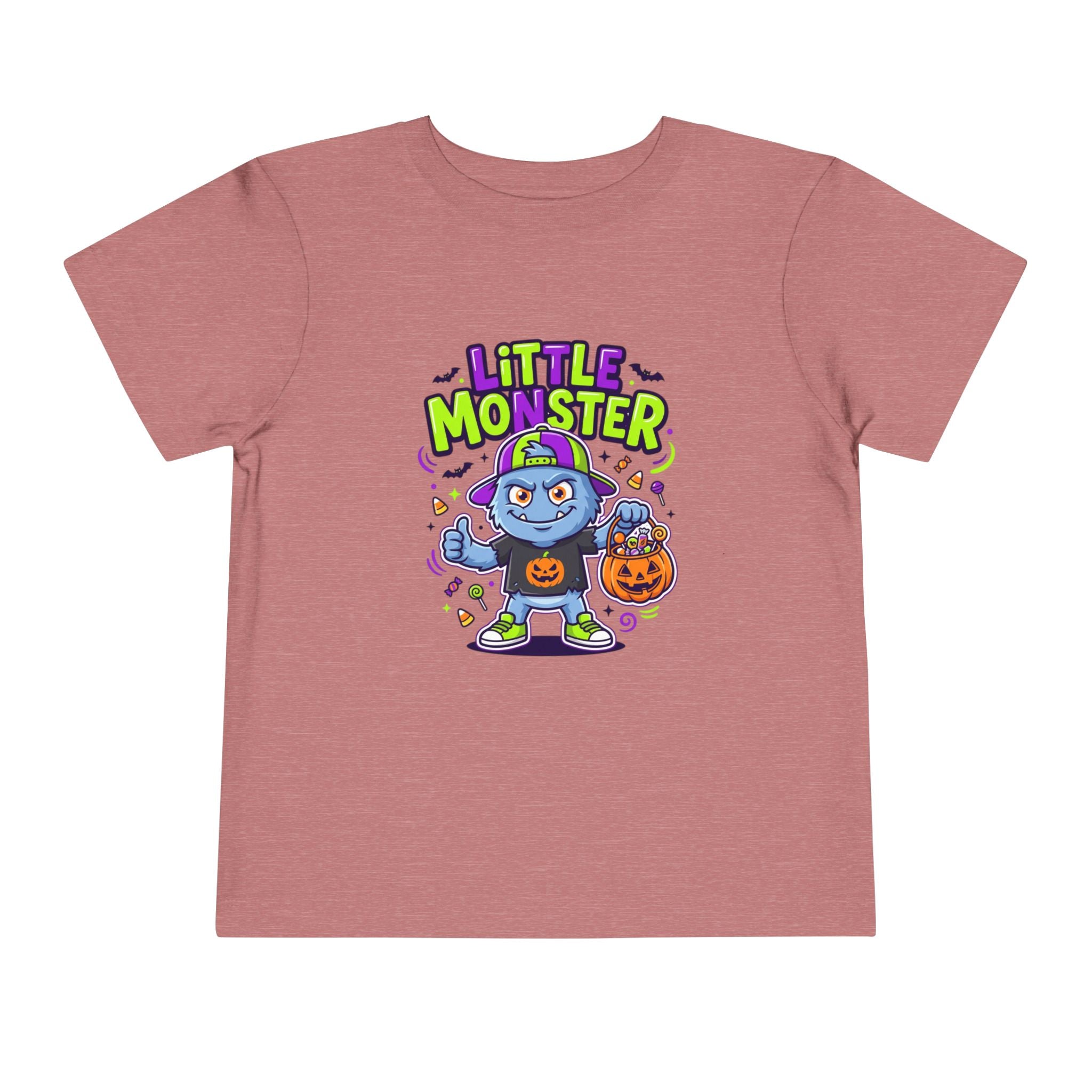Toddler Tee — 'Little Monster' Halloween Trick-or-Treat Shirt