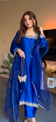 3-Pcs Silk Dress