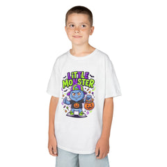 Youth - Kids Tee — 'Little Monster' Halloween Cartoon Shirt