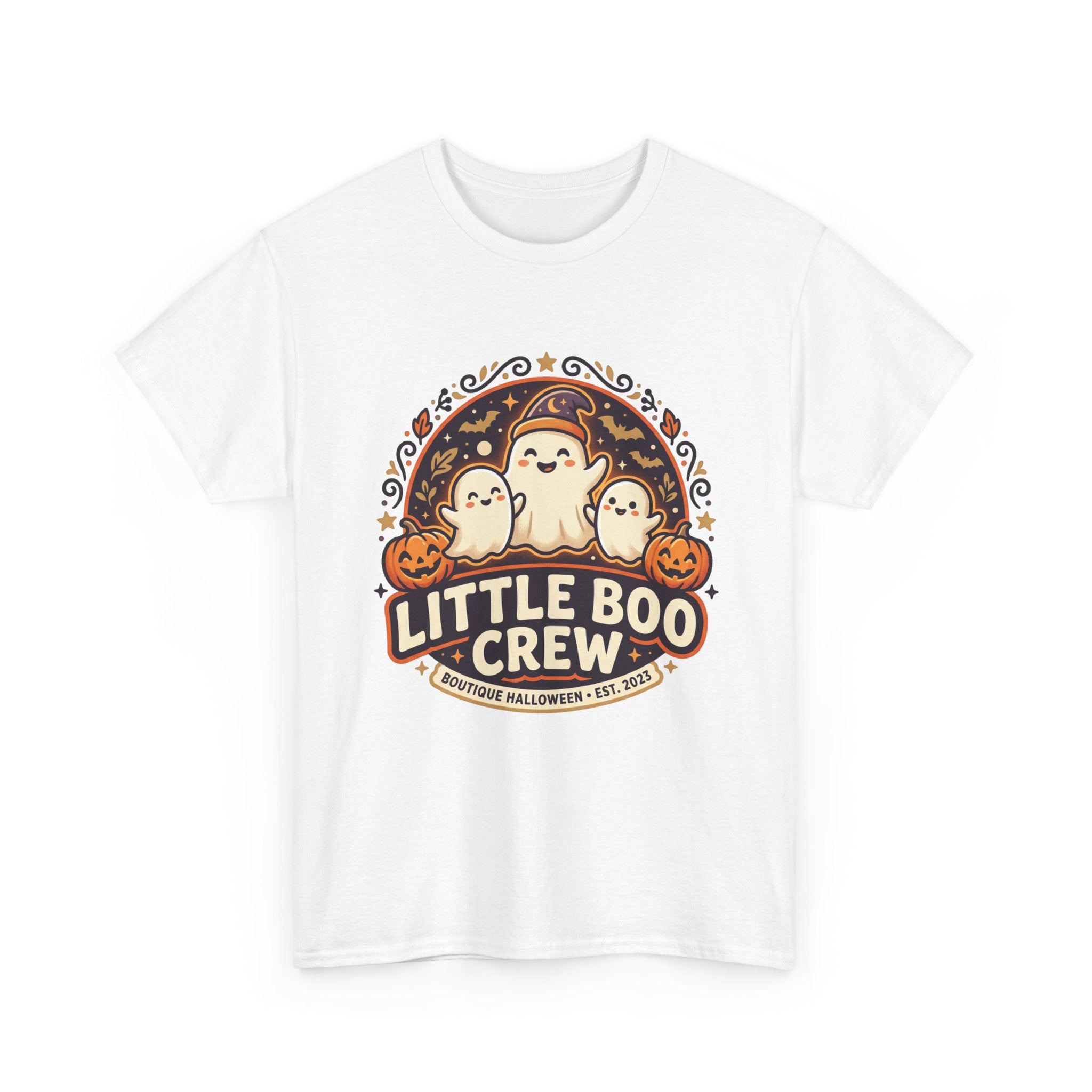Halloween 'Little Boo Crew' Kids Tee — Cute Ghosts & Pumpkins Fall Shirt