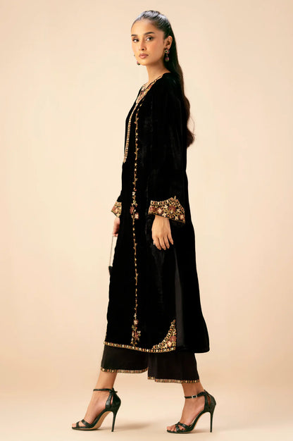 EMBROIDERED VELVET SUIT