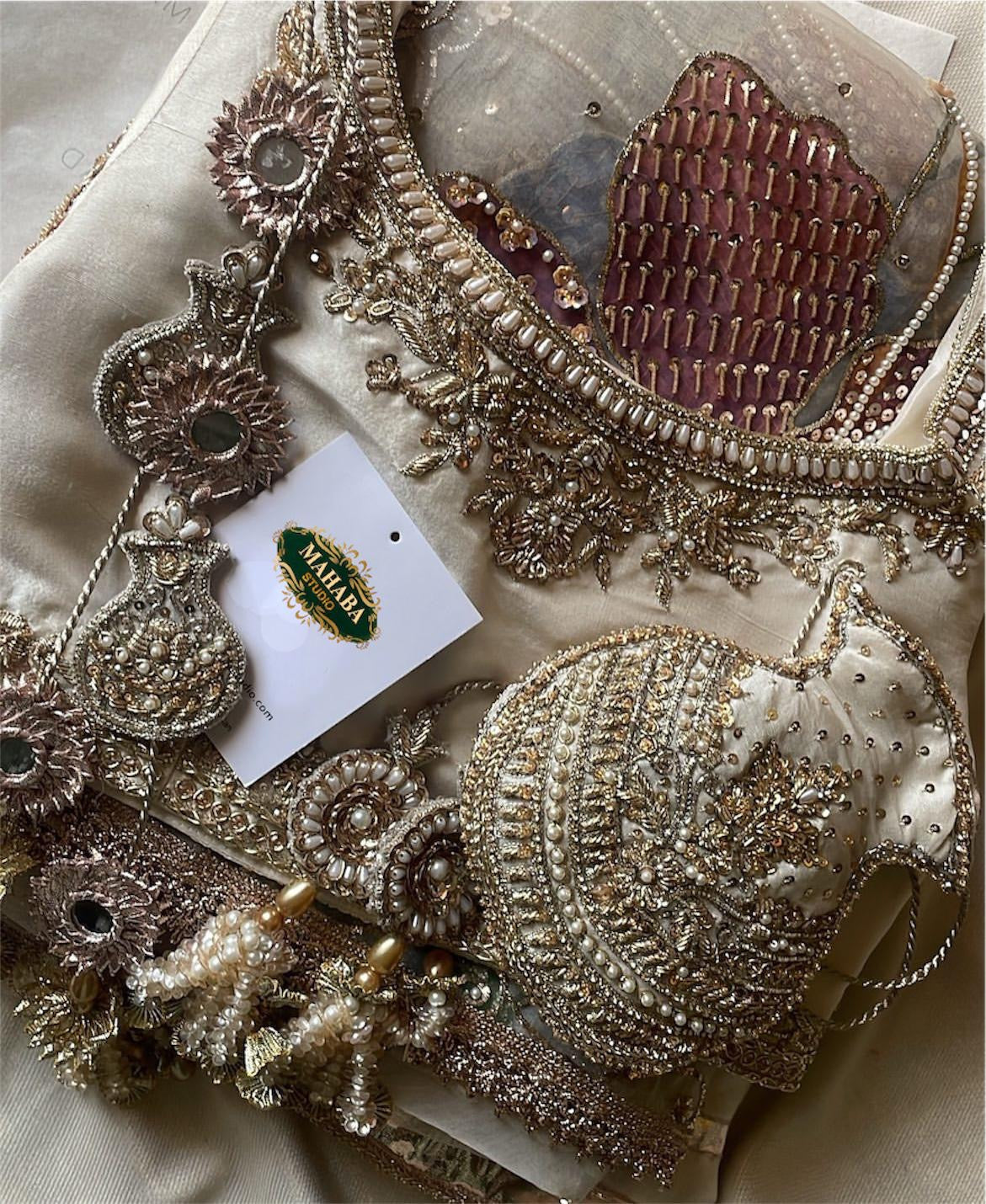 Rubru-Nikkah Lehnga Set