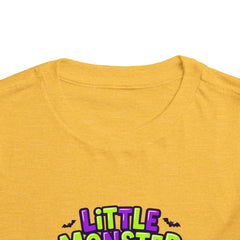 Toddler Tee — 'Little Monster' Halloween Trick-or-Treat Shirt