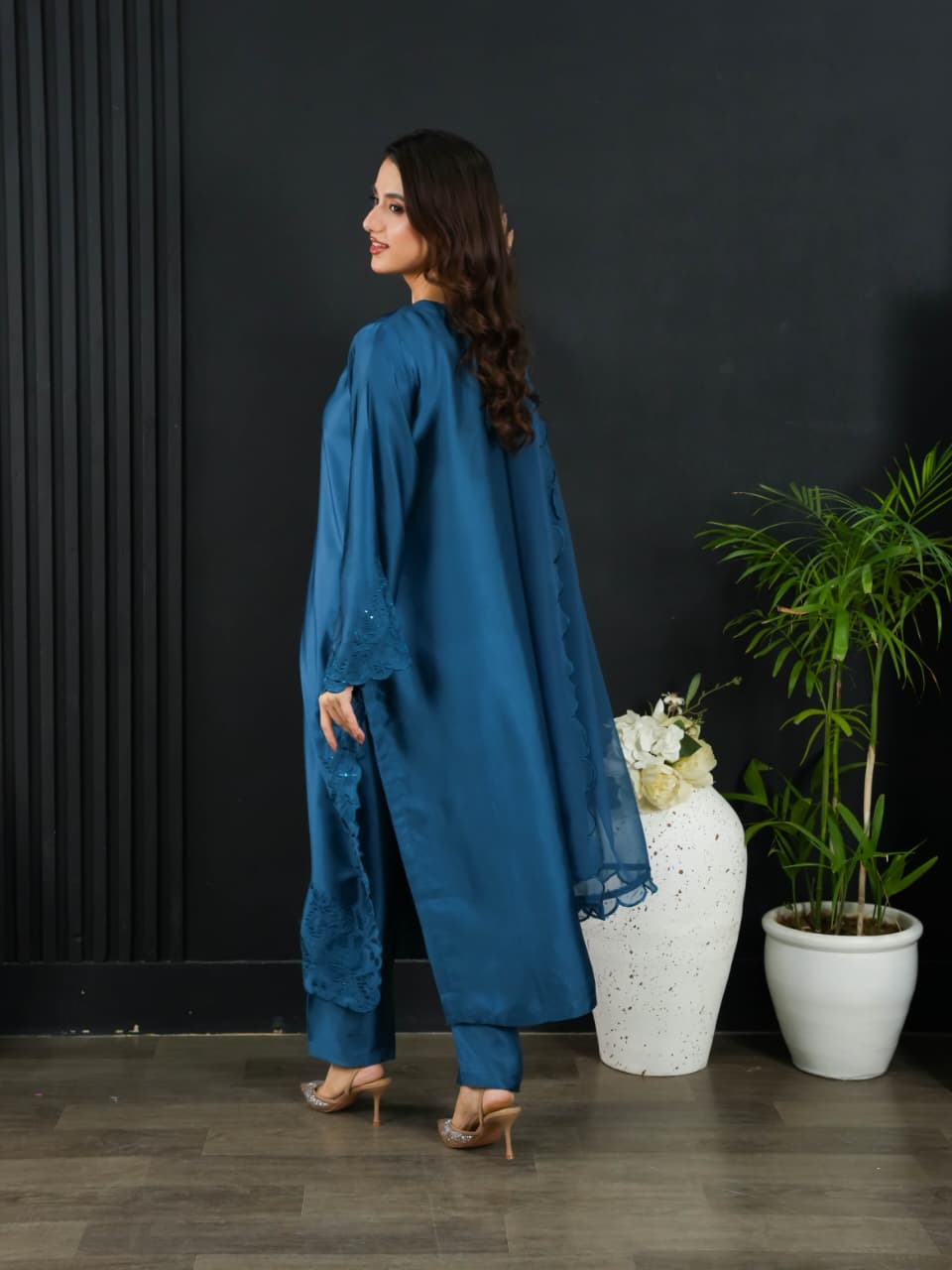 3 Piece Stitched Silk Pret Collection
