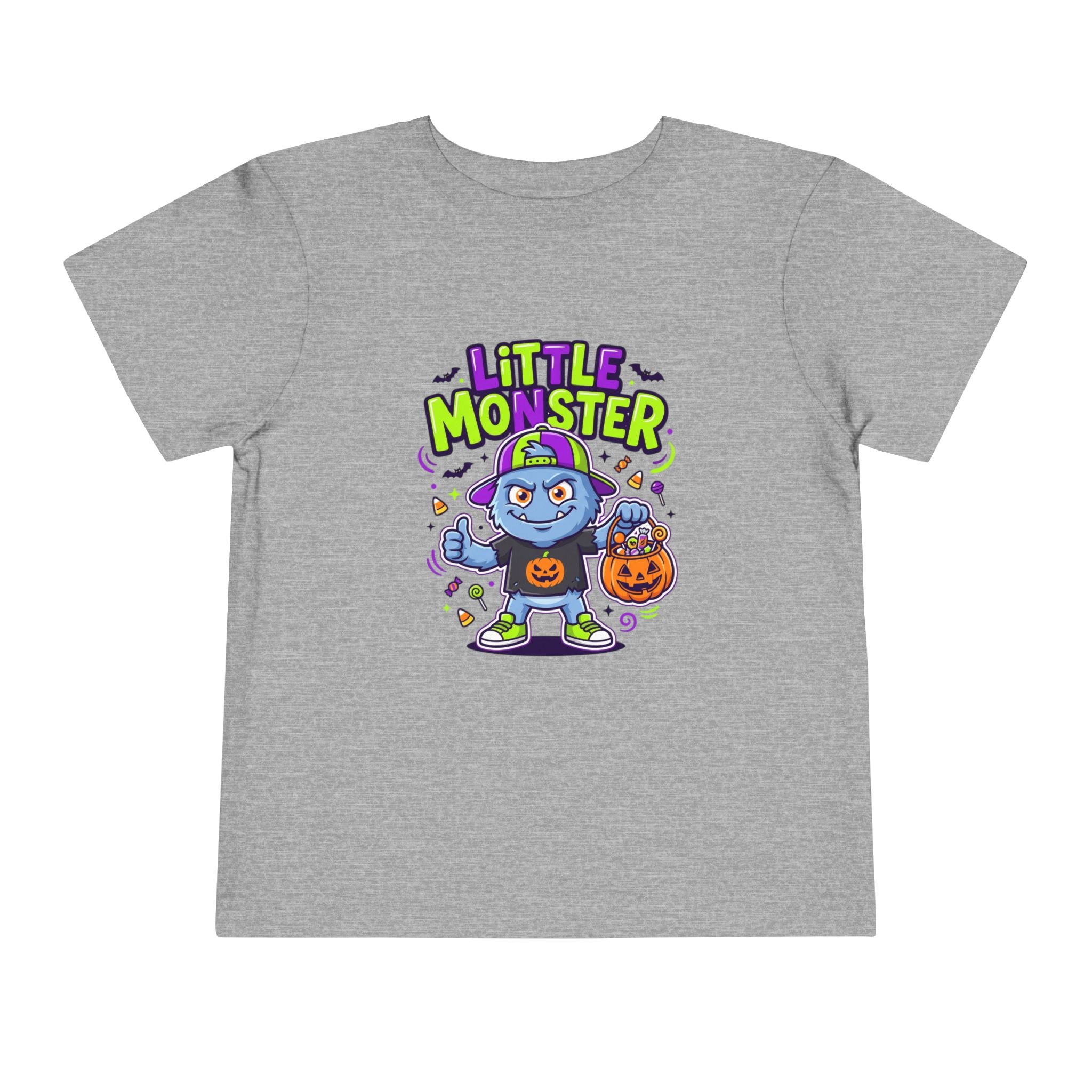 Toddler Tee — 'Little Monster' Halloween Trick-or-Treat Shirt