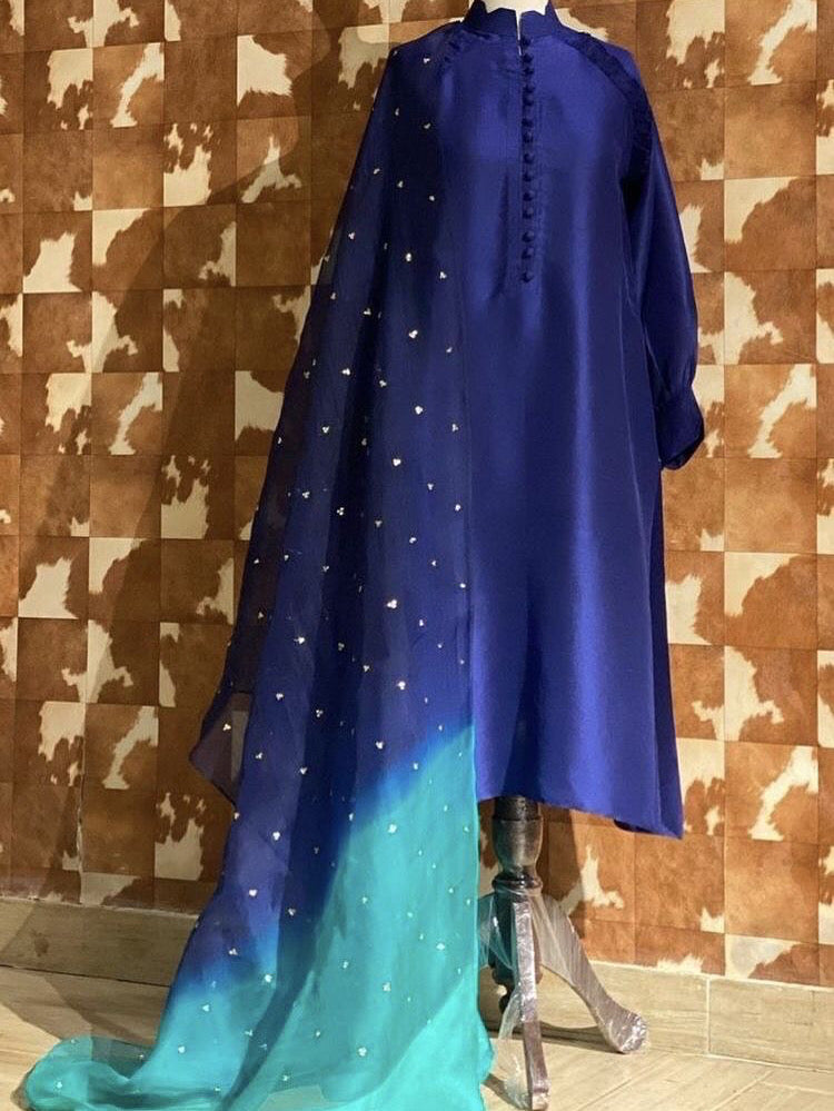 Farshi Set Royal Blue