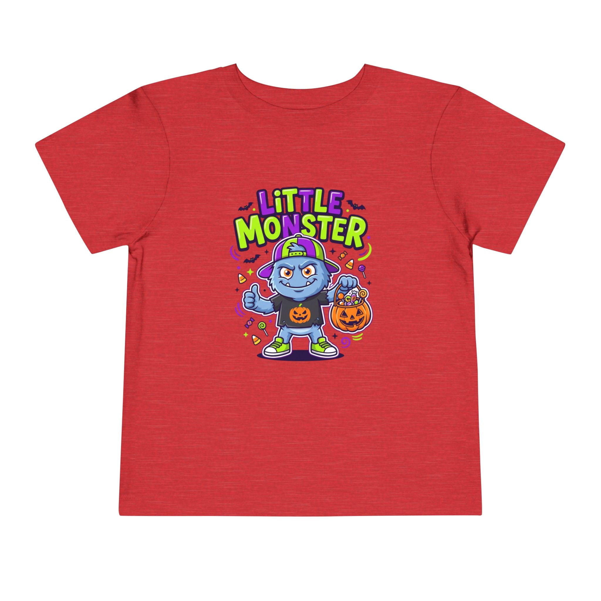 Toddler Tee — 'Little Monster' Halloween Trick-or-Treat Shirt