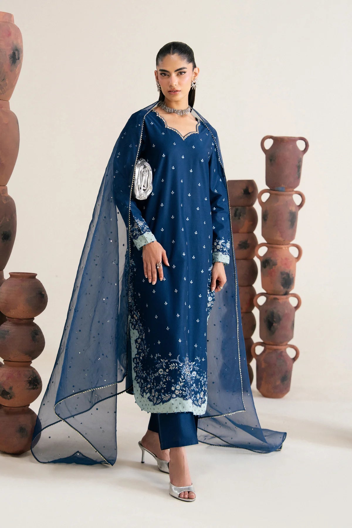 ZAVIYAA 3PC - FESTIVE EID PRET