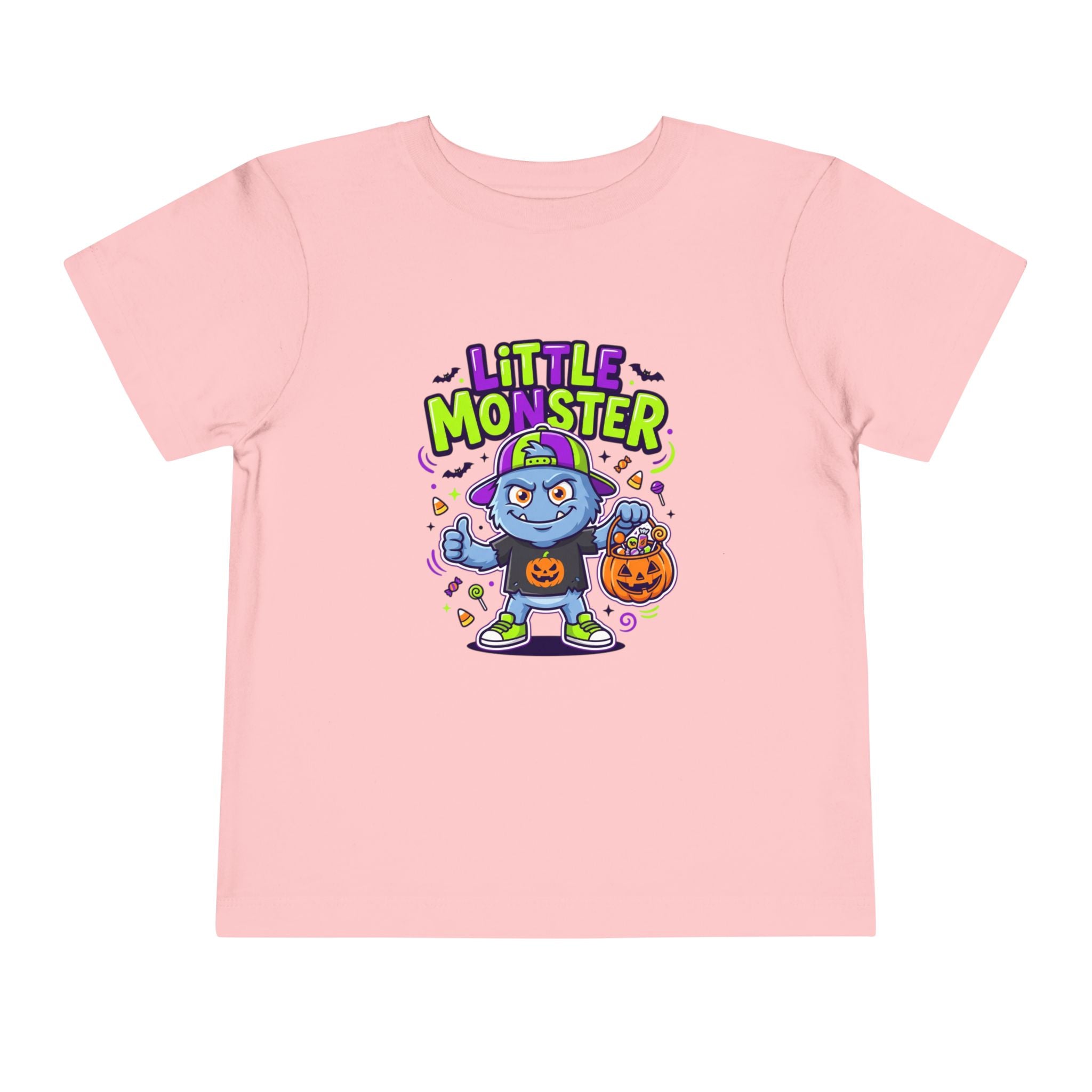 Toddler Tee — 'Little Monster' Halloween Trick-or-Treat Shirt