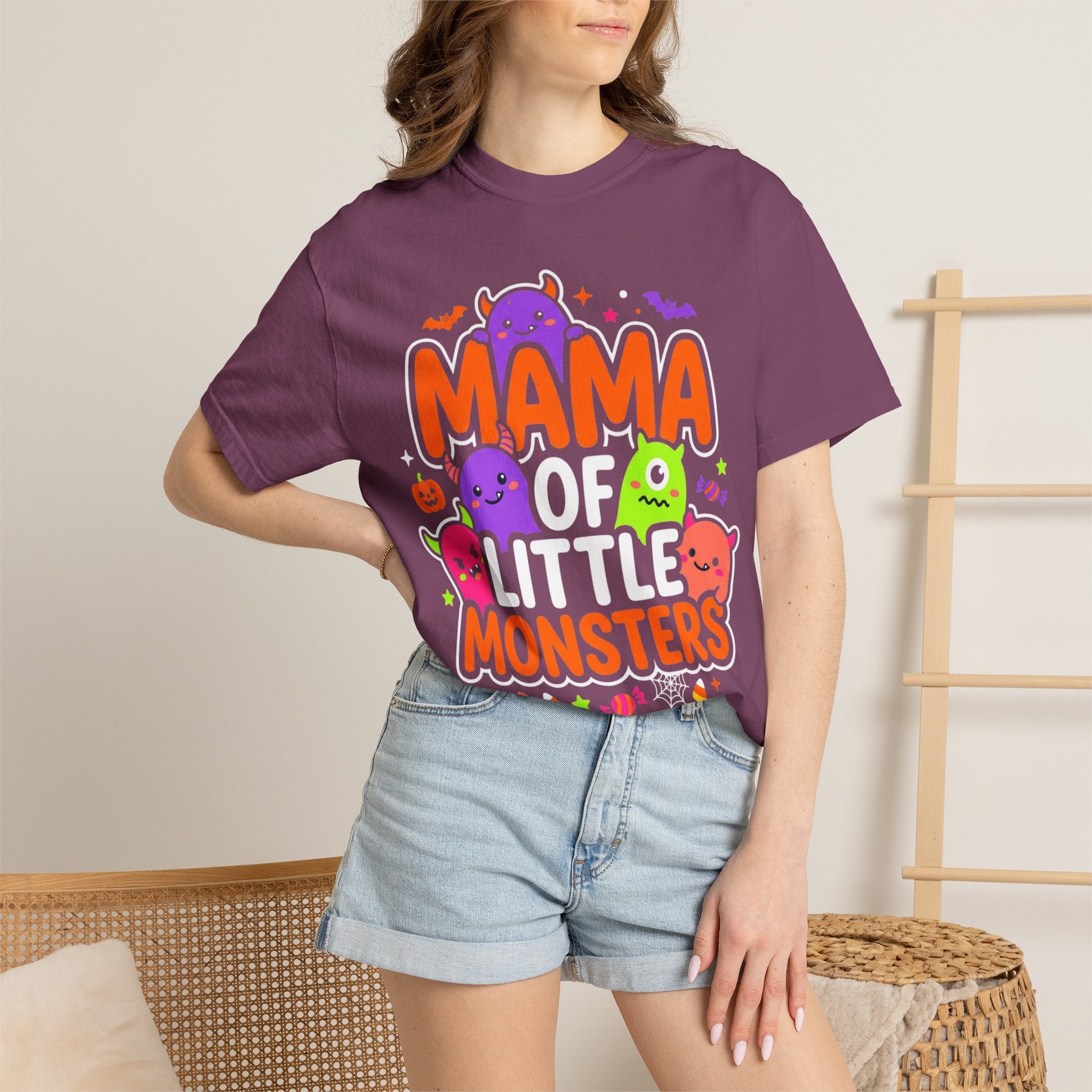 Mama of Little Monsters T-Shirt — Halloween Mom Graphic Tee