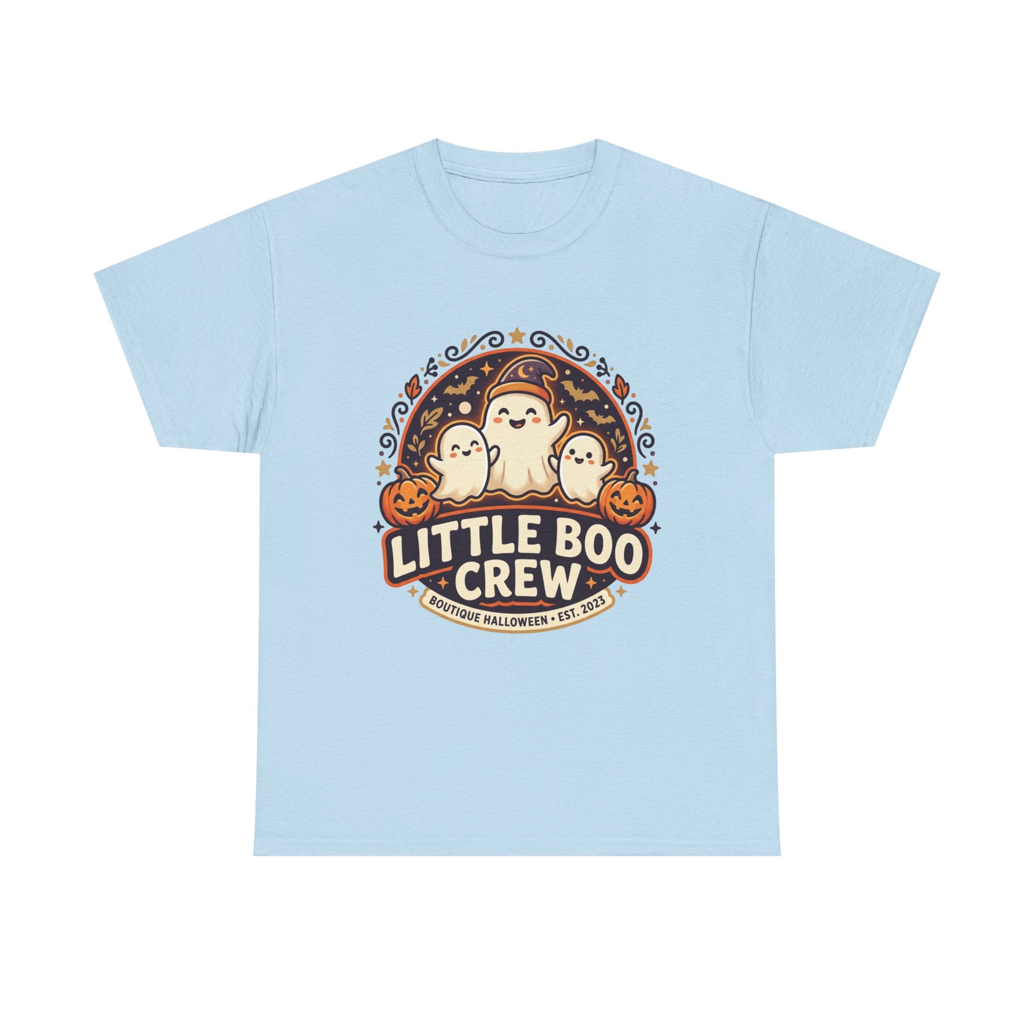 Halloween 'Little Boo Crew' Kids Tee — Cute Ghosts & Pumpkins Fall Shirt