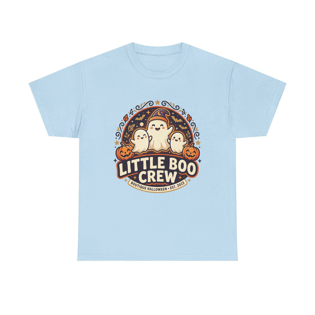 Halloween 'Little Boo Crew' Kids Tee — Cute Ghosts & Pumpkins Fall Shirt