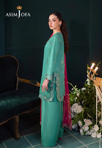 AJLFC-04 EMBROIDERED RAW SILK