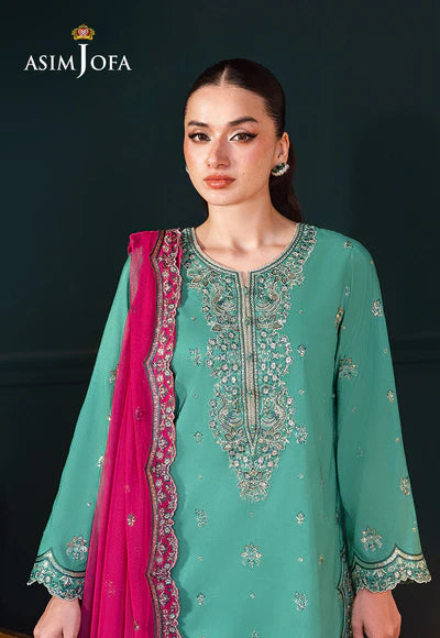 AJLFC-04 EMBROIDERED RAW SILK