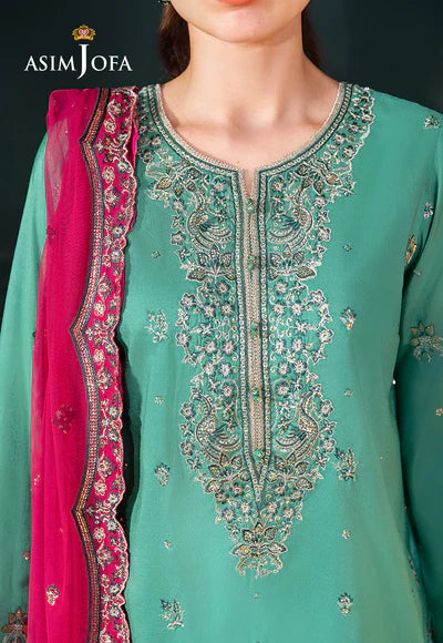 AJLFC-04 EMBROIDERED RAW SILK