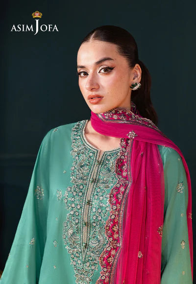 AJLFC-04 EMBROIDERED RAW SILK