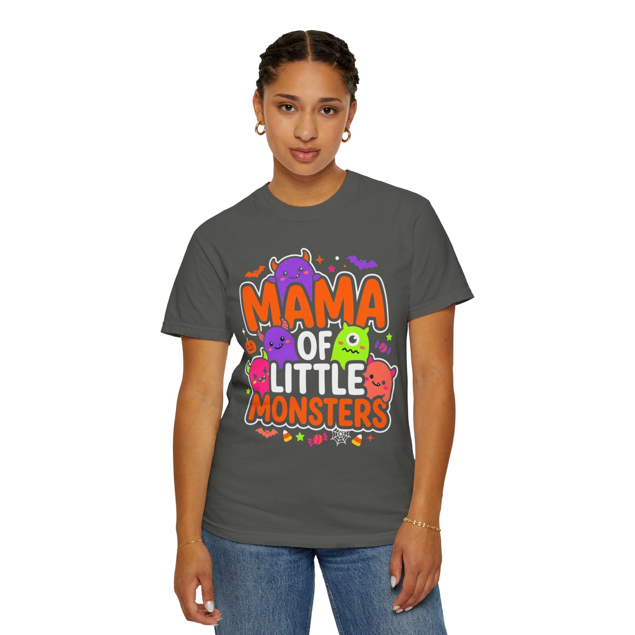 Mama of Little Monsters T-Shirt — Halloween Mom Graphic Tee