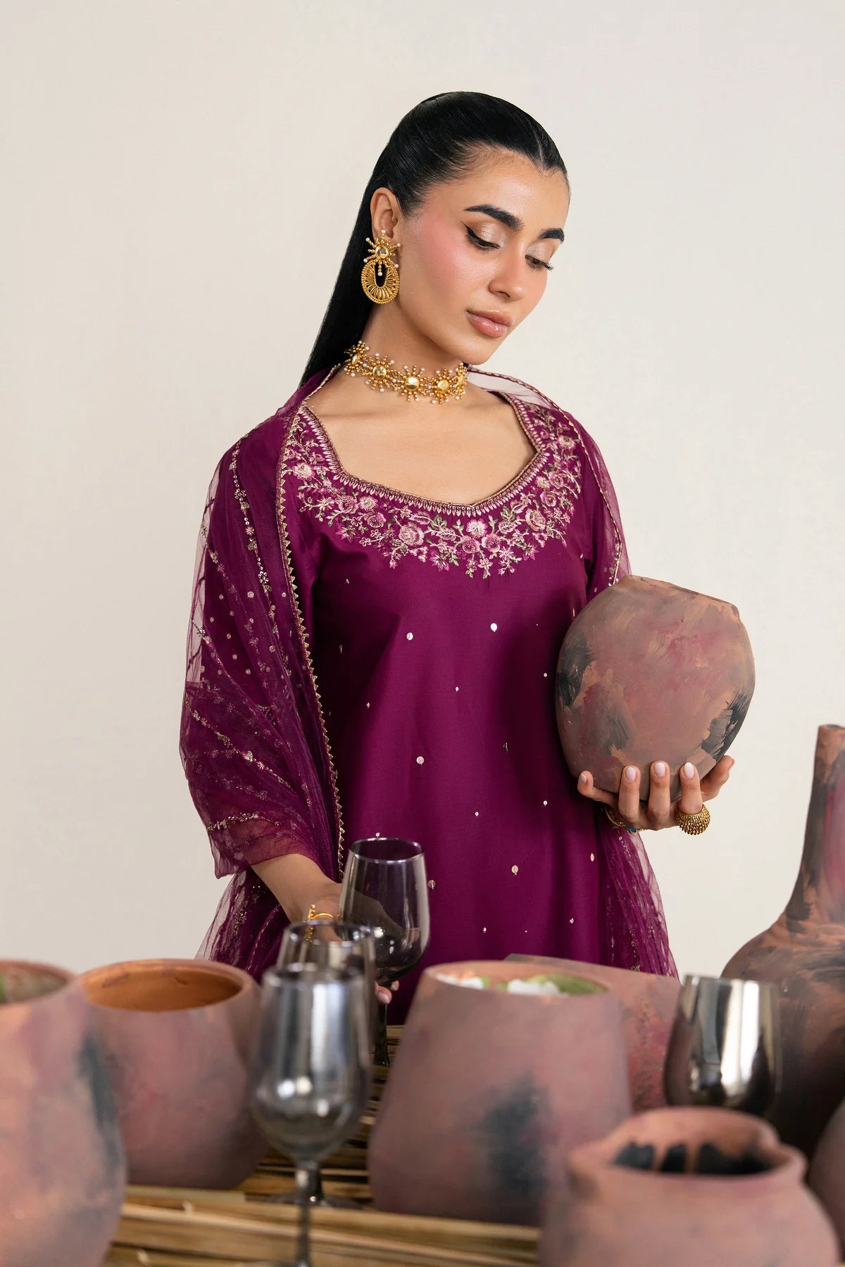 YALINA 3PC - FESTIVE EID PRET