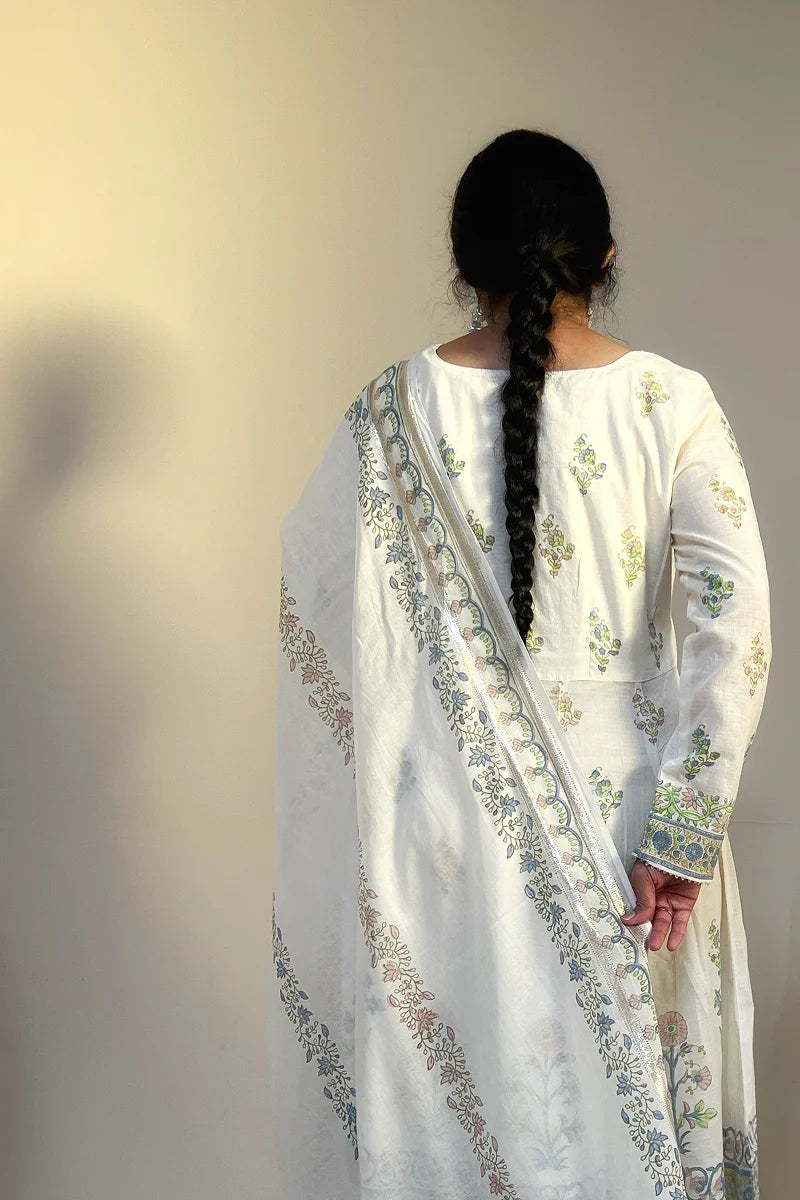 GULNAR BLOCK-PRINTED ENSEMBLE