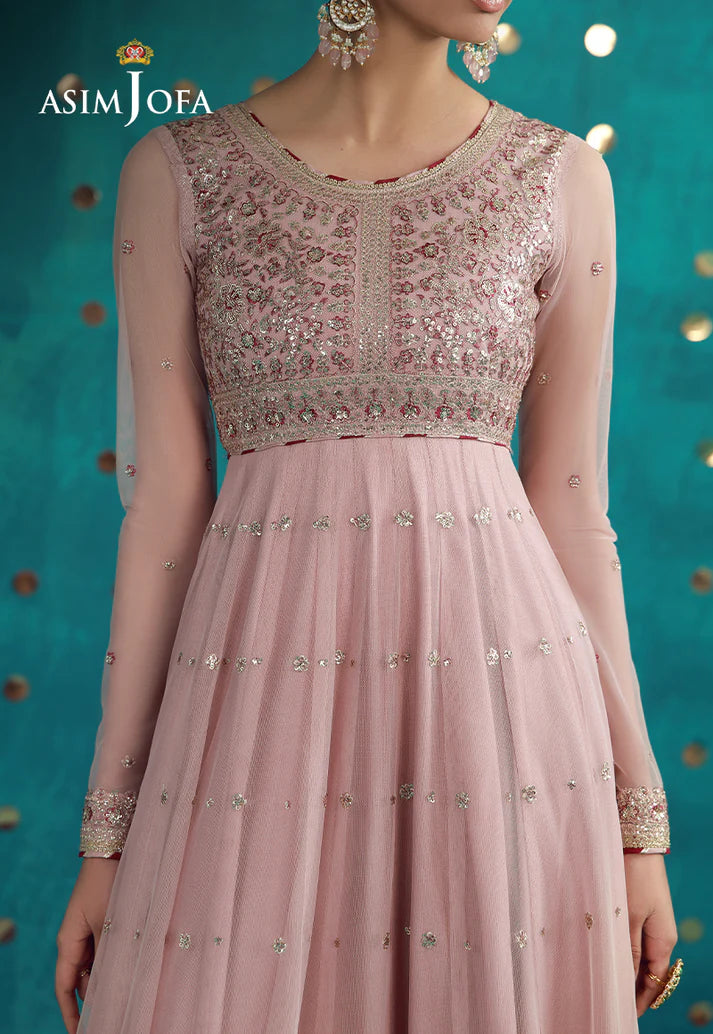 AJULFB-07 Embroidered Poly Net