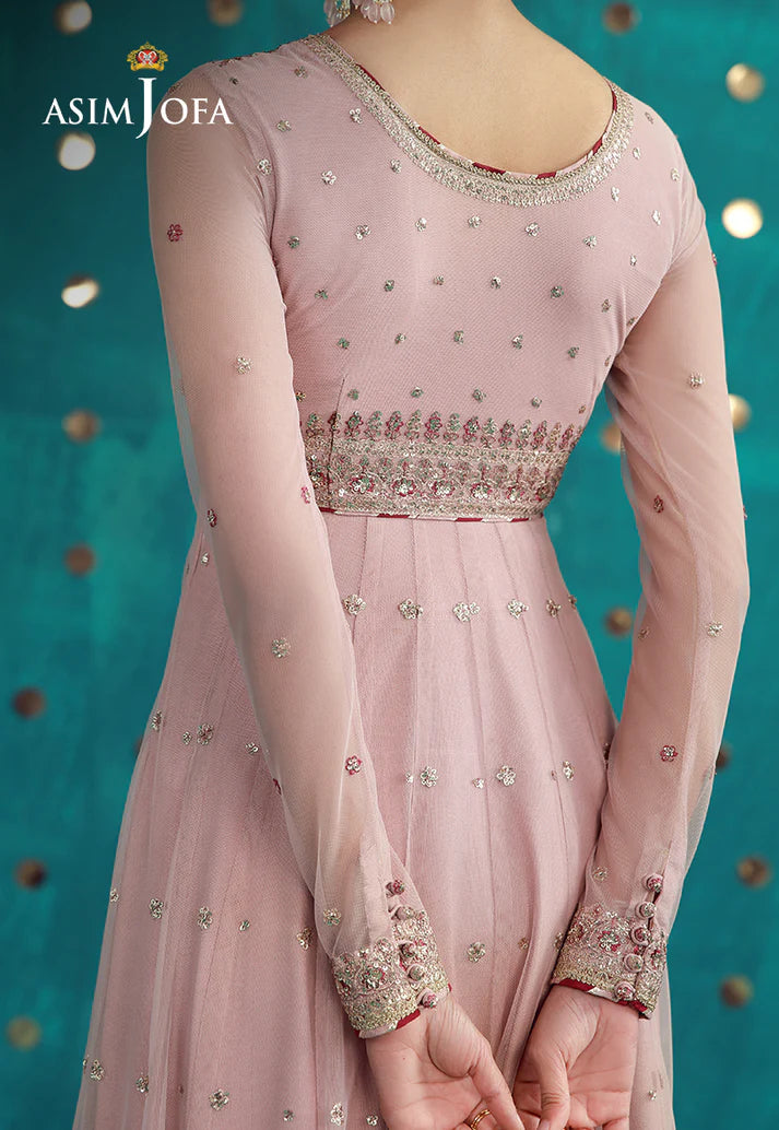 AJULFB-07 Embroidered Poly Net