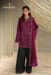 AJULFE-05 Embroidered Raw Silk